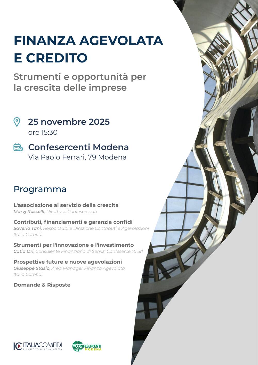 25_11_2025 Finanza agevolata e credito