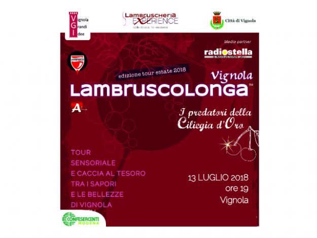 LAMBRUSCOLONGA 2018 tour VIGNOLA anteprima