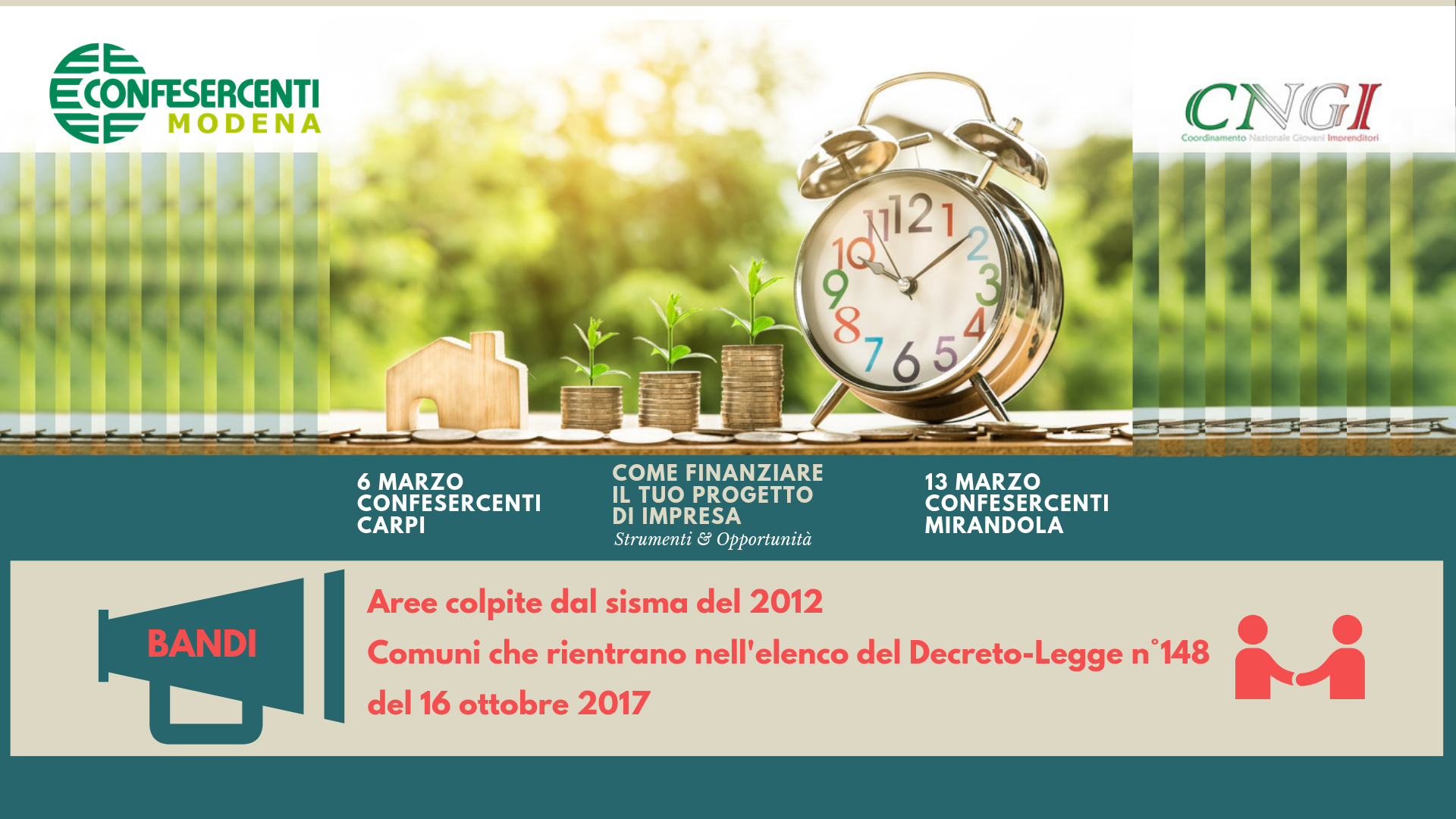 evento SITO_CNGI – CARPI – MIRANDOLA – INIZIATIVA CREDITO 2019